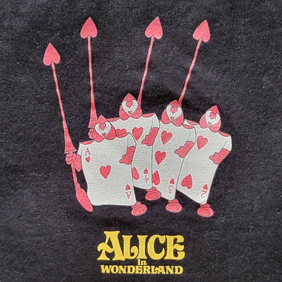 Zara x Disney Alice in Wonderland Mineral Wash Graphic Tee Shirt - Picture 11 of 13